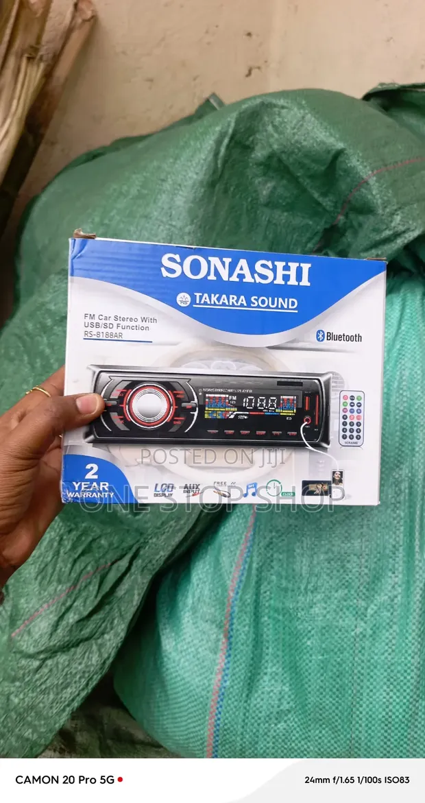 Sonashi Car Radio with Bluetooth Handsfree - 1