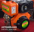 Air Cooled Diesel Engine - 7.0 HP Manual Start - 1
