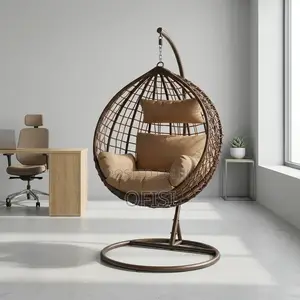 Brand New Hanging Hammock Chair - Brown Fabric