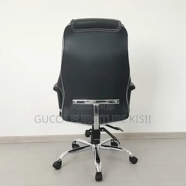 Office Chair - High Back Leather Executive - 1
