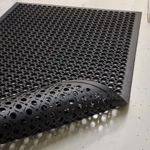 Outdoor Rubber Entrance Mat 120x80cm | Weatherproof Ramp Mat