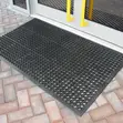 Outdoor Rubber Entrance Mat 120x80cm | Weatherproof Ramp Mat - 2