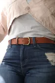 Ladies Leather Belt - Made in Kenya - 2