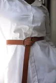 Ladies Leather Belt - Made in Kenya - 3