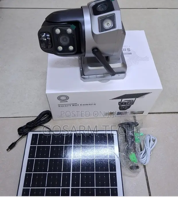 V380 Pro 4G Dual Camera Solar CCTV System - 1