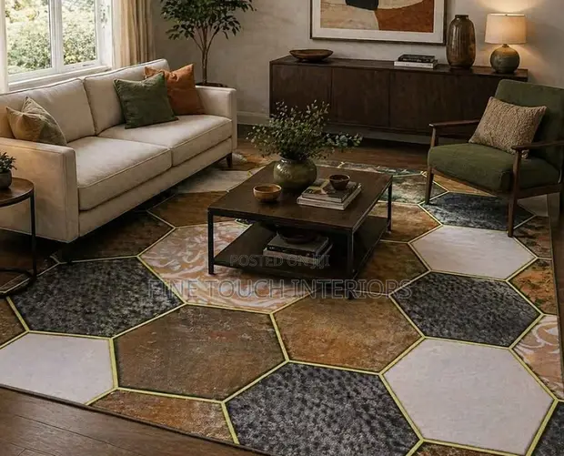 Anti-Slip 7x10 3D Carpets - 1