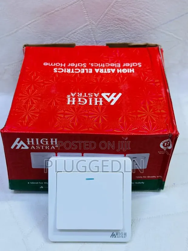 High Astra Electrics 1-Gang Wall Light Switch - 1