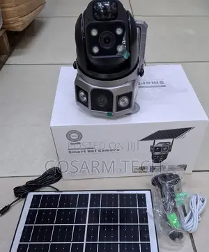 Kamera ya CCTV ya V380 4G Solar Dual Lens PTZ