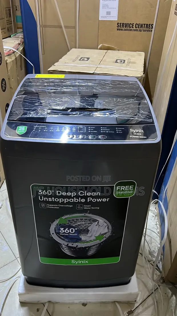 Syinix 12kg Top Load Fully Automatic Washing Machine - 1