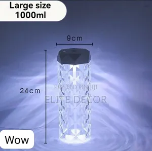 1L Crystal Intelligent Humidifier - 7-Color LED