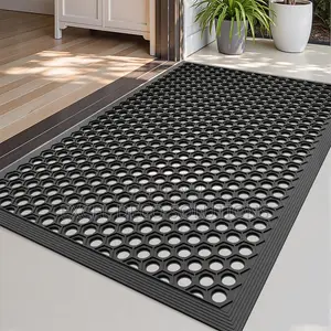 Large Non-Slip Rubber Door Mat 120x80cm