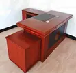 Executive Mahogany L-Shaped Office Desk (1600mm) - 2