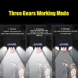Three-Head Solar Wall Lamp with Motion & Night Sensor - 4