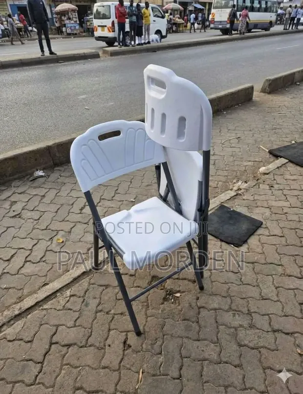 White Foldable Travel Chairs (Brand New) - 1