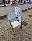 White Foldable Travel Chairs (Brand New) - 1