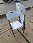 White Foldable Travel Chairs (Brand New) - 2
