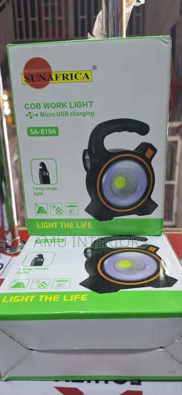 Mwanga wa Dharura unaoweza Kuchajiwa na Jua na USB - 1