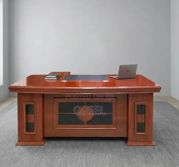 Executive Office Desk - Imported Mahogany 180cm - 1