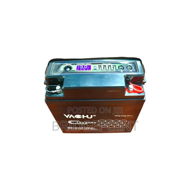 Yachu Deep Cycle Solar Battery 12V 20Ah with USB & Bulb Ports - 1