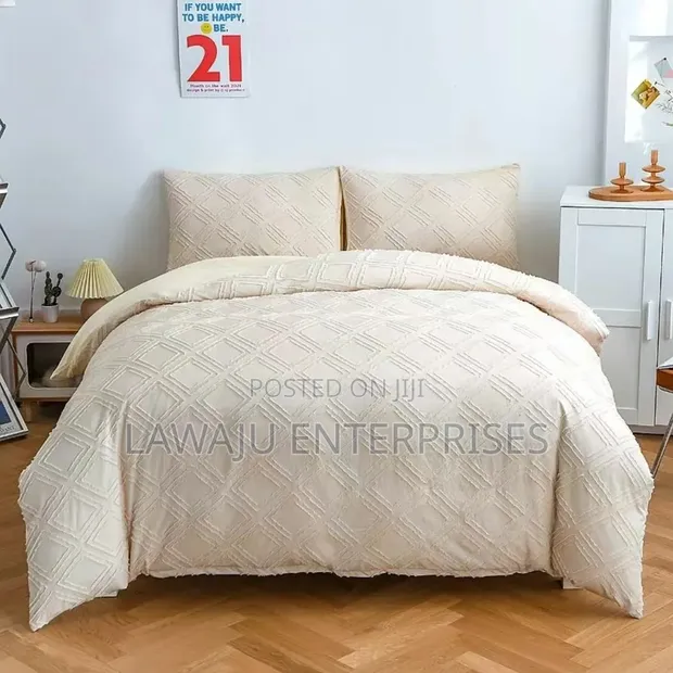 Tufted Cotton Duvet Cover Set 7x8 - 1