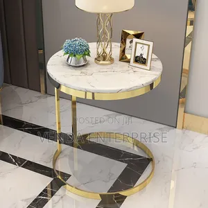 Mini Side Table - Pure Marble Top