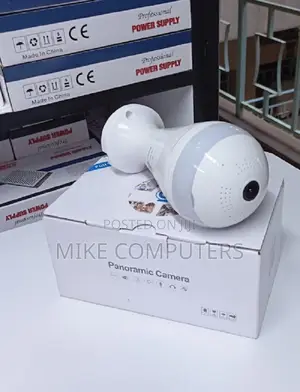 V9 WiFi Camera Bulb (V380 App) - Usalama wa Nyumbani