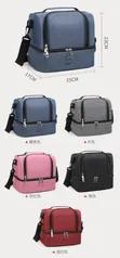 Double Compartment Insulated Lunch Bag - 2