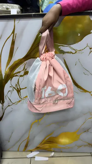 Peach T60 Drawstring Gym or Swimming Backpack