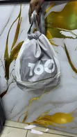 Grey T60 Gym Bag with Drawstring - 2