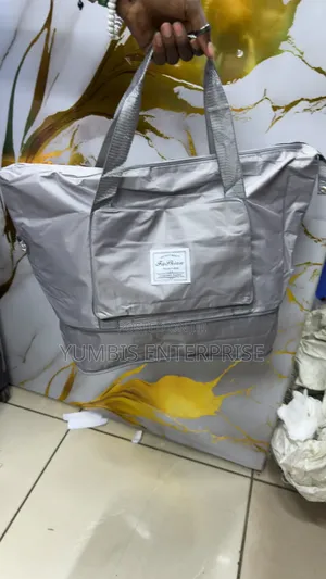 Grey Expandable Foldable Travel Bags