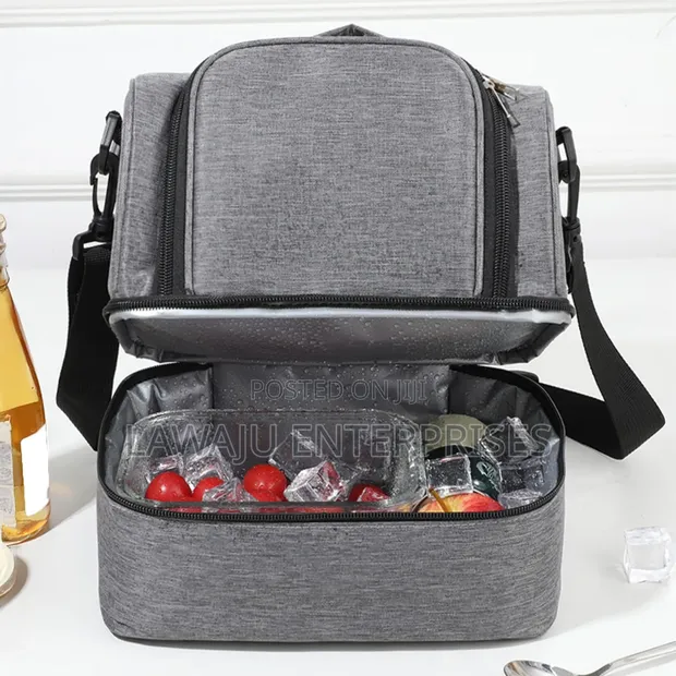 Insulated Lunch Bag - Double Compartment - 1