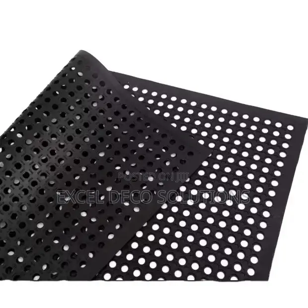 Heavy Duty Ramp Rubber Mat - Haitelezi, Inatoa Maji - 1