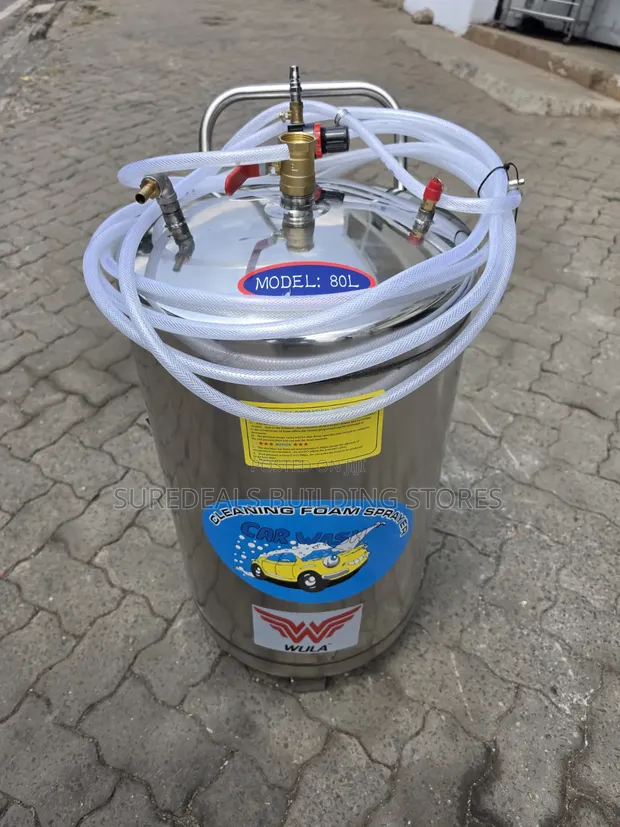 80L Stainless Steel Pneumatic Car Wash Foam Sprayer - 1