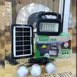 JS-201 Solar Lighting System Kit with 3 LED Bulbs - 2