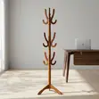 Wooden Coat Rack Stand - 2