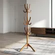 Wooden Coat Rack Stand - 4