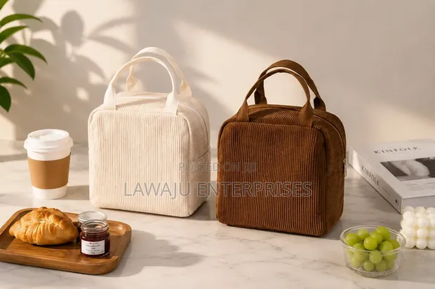 Insulated Double Compartment Lunch Bag - 1