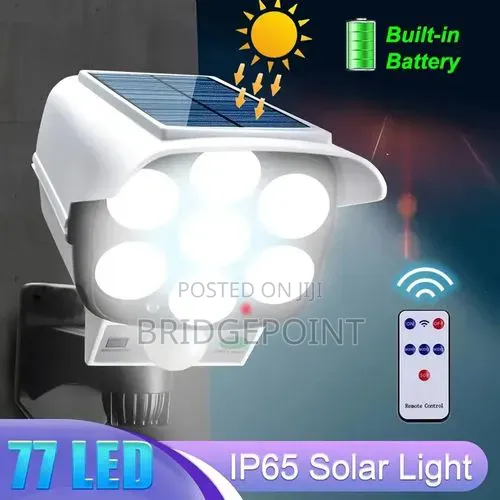 Mwanga wa Solar wa Dummy wa Kamera ya Usalama na Sensor ya Mwendo - 1