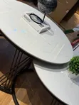 Modern Luxury 2-in-1 Pure Marble Table - 1