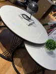 Modern Luxury 2-in-1 Pure Marble Table - 2