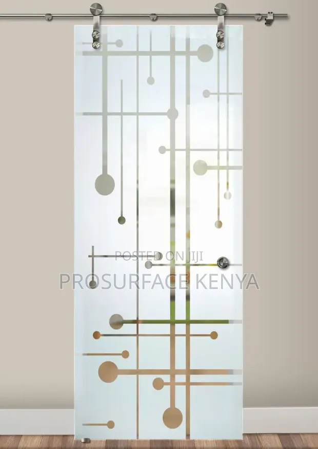 Frosted Window Film - 1.2m Upana, Miundo ya Mapambo - 1