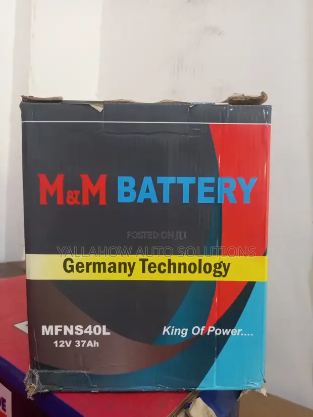 NS40 037Ah M&M Car Battery - 1