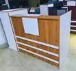 1.6m Modern Office Reception Counter Desk - 3