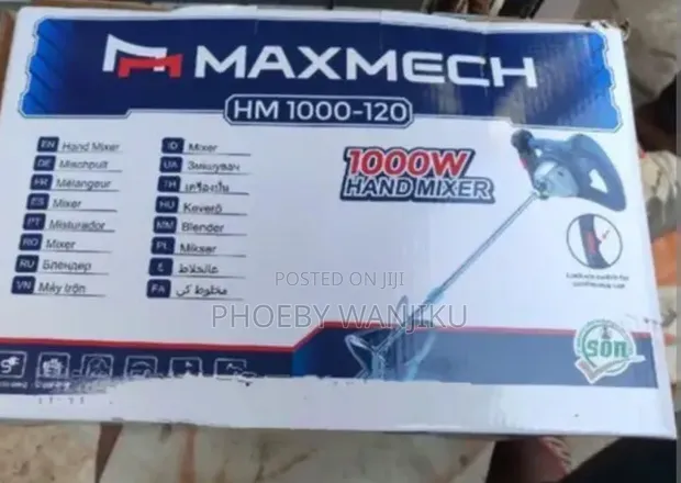 MaxMech 1000W Hand Mixer - 1