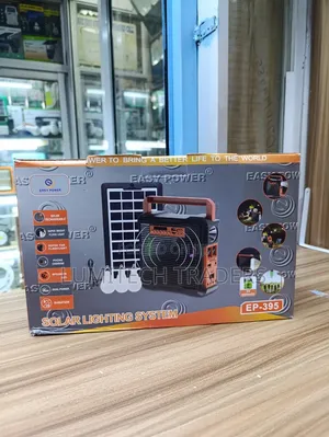 EP-395 Solar System with 3 Bulbs, Radio, BT Speaker