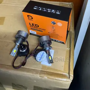 White D2R LED Headlight Bulb - High/Low Beam, Plug and Play