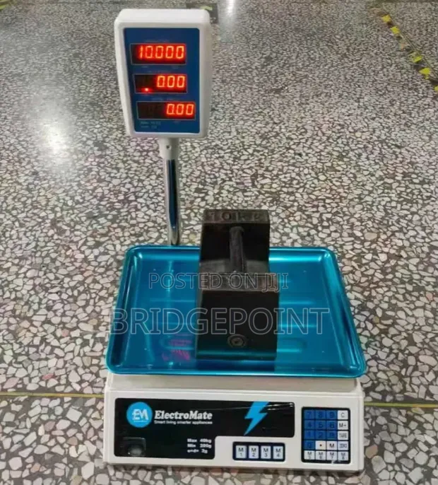 ElectroMate 40kg Digital Kitchen & Shop Scale - 1