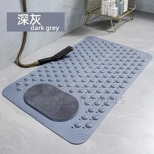 45x60cm Anti-Slip Bathroom Mat with Foot Scrub Pad