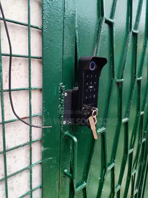 Smart Gate Lock with Fingerprint, Passcode & Card Access