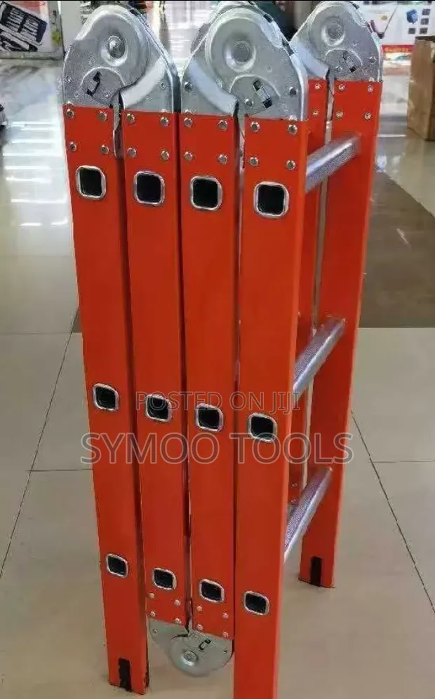 5.7m Heavy-Duty Multi-Purpose Folding Ladder - 1